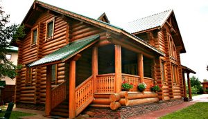дома из бруса в русском стиле