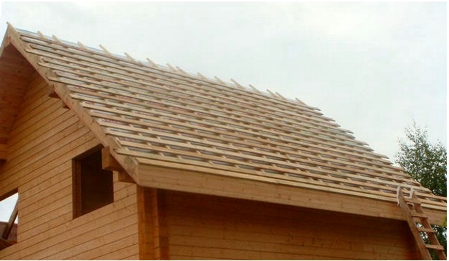деревянная обрешетка под крышу