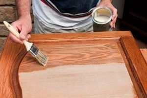 как обновить старую древесину