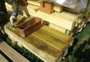 Обработка древесины медным купоросом
